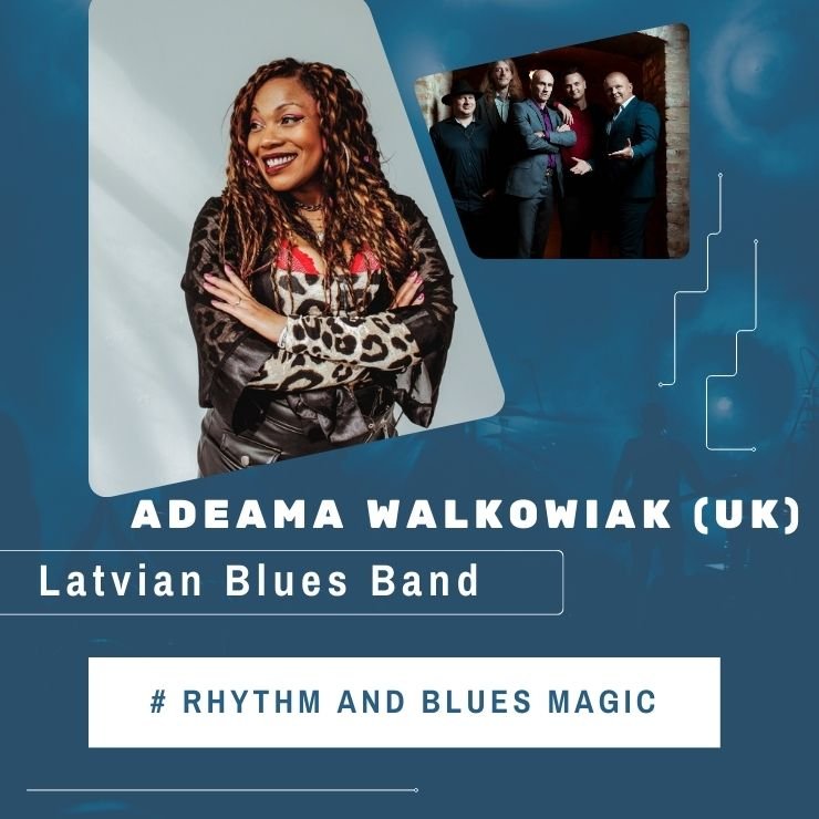Latvian Blues Band & Adeama Walkowiak koncertā #Rhythm And Blues Magic